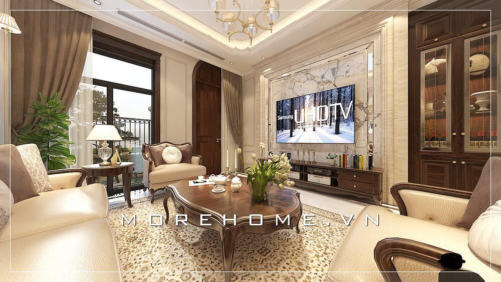 Thiết kế phòng khách nhà phố